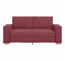 vidaXL 2-Sitzer Sofa Weinrot Stoff 140 cm Bild 4