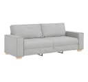 vidaXL 3-Sitzer-Sofa Wolkengrau Polyestergewebe Bild 2