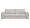 vidaXL 3-Sitzer-Sofa Wolkengrau Polyestergewebe Bild 4