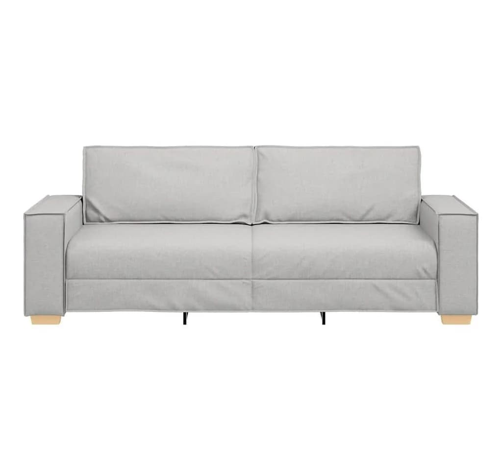 vidaXL 3-Sitzer-Sofa Wolkengrau Polyestergewebe - Bild 4
