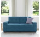 Zweisitzer-Sofa in Blau - Komfortabel und Entspannend Bild 3