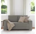 vidaXL Zweisitzer-Sofa Hellgrau Cordstoff Modern Bild 3