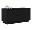 vidaXL TV-Schrank mit LED-Beleuchtung Schwarz Eichen-Optik Bild 4