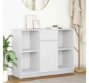 vidaXL Sideboard Weiß Holzwerkstoff mit Schublade und Tür Bild 1