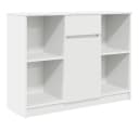 vidaXL Sideboard Weiß Holzwerkstoff mit Schublade und Tür Bild 2