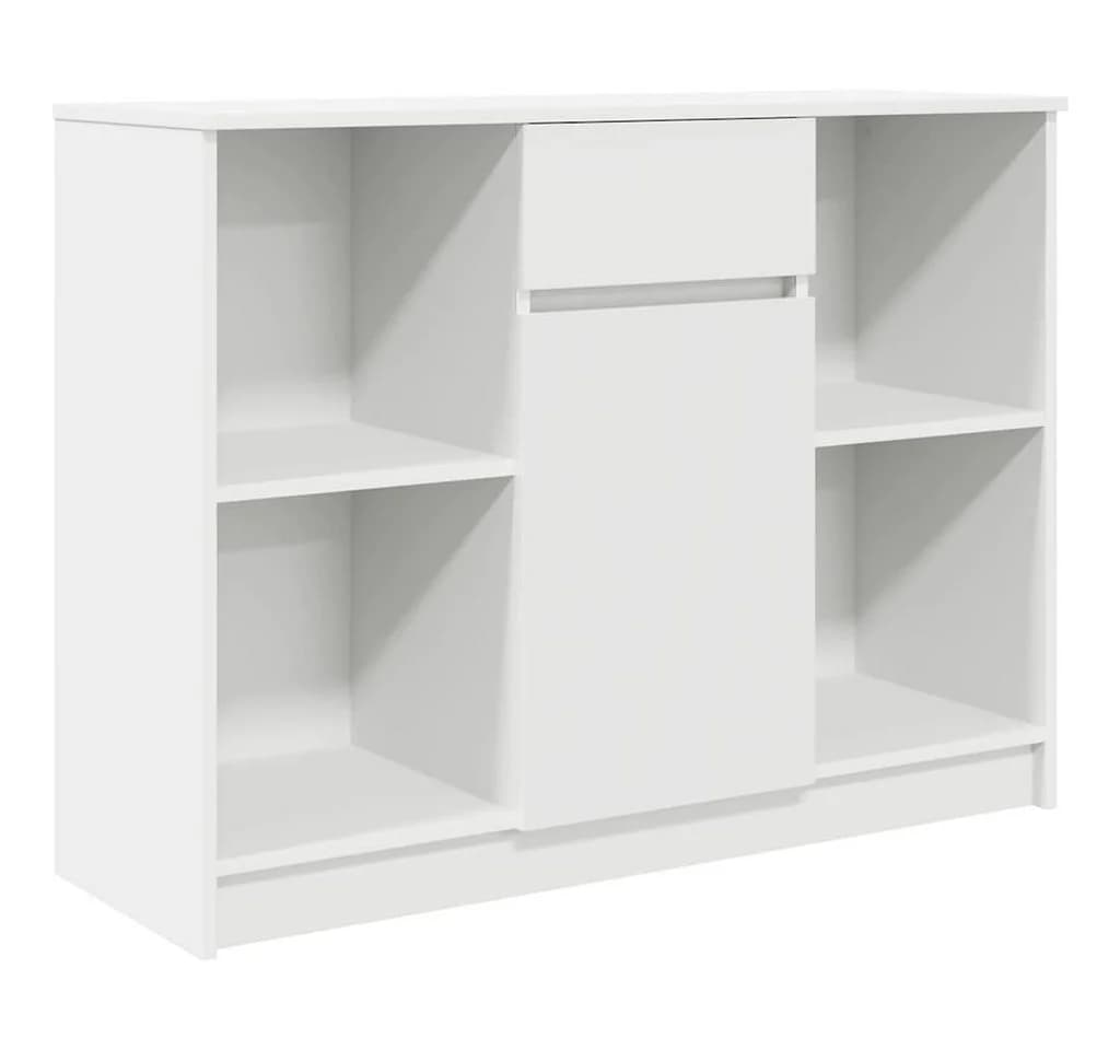 vidaXL Sideboard Weiß Holzwerkstoff mit Schublade und Tür - Bild 2