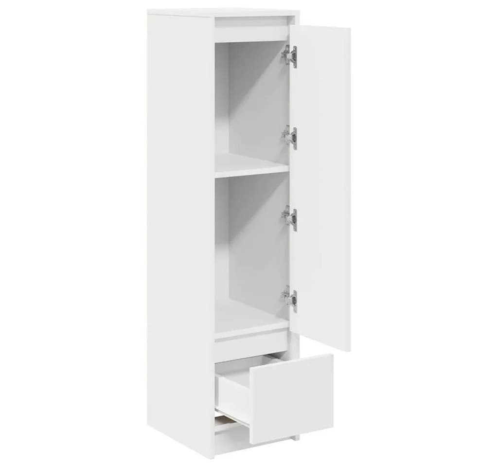 vidaXL Highboard Weiß Holzwerkstoff mit Tür und Schublade - Bild 3