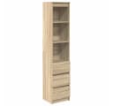 vidaXL Highboard Sonoma-Eiche Holzwerkstoff Bild 2