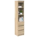 vidaXL Highboard Sonoma-Eiche Holzwerkstoff Bild 4