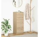 vidaXL Sideboard Sonoma-Eiche Holzwerkstoff Bild 1