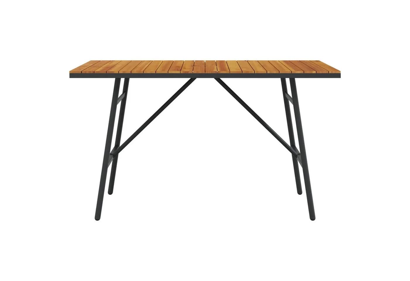 vidaXL Gartentisch Esstisch Braun Massivholz Akazie Modern - Bild 3