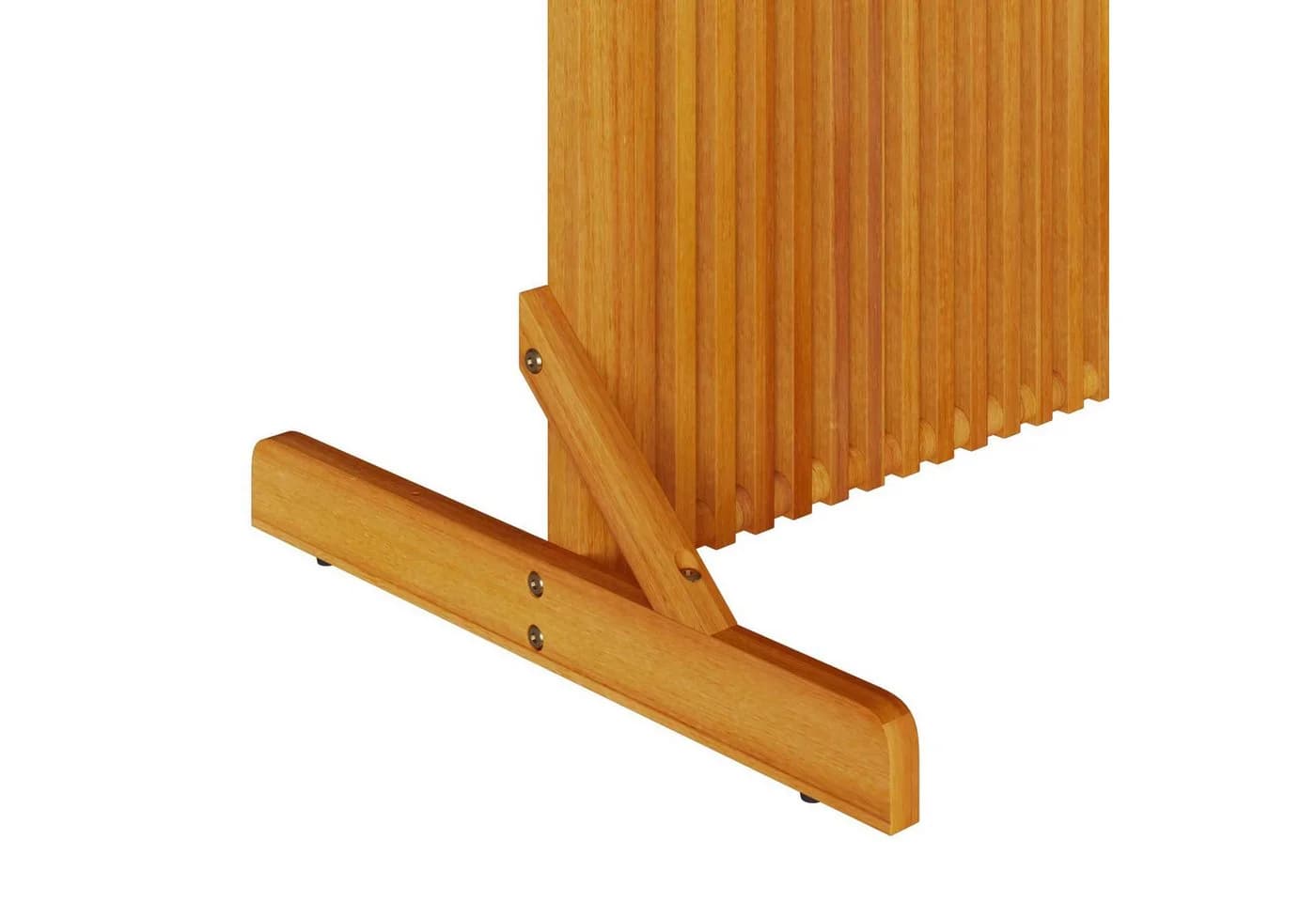 vidaXL Raumteiler Sichtschutz Braun 79,5 x 50 x 150 cm Massivholz - Bild 5