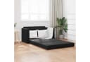 vidaXL Schlafsofa Schwarz Samt Modernes Sofa-Bett Bild 1