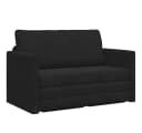 vidaXL Schlafsofa Schwarz Samt Modernes Sofa-Bett Bild 2
