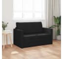 vidaXL Schlafsofa Schwarz Samt Modernes Sofa-Bett Bild 3