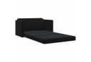vidaXL Schlafsofa Schwarz Samt Modernes Sofa-Bett Bild 4