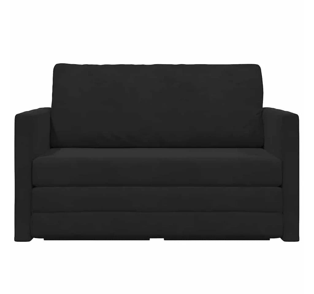 vidaXL Schlafsofa Schwarz Samt Modernes Sofa-Bett - Bild 5