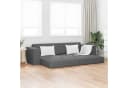 vidaXL Schlafsofa Dunkelgrau mit abnehmbarem Bezug Bild 1