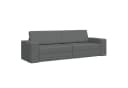 vidaXL Schlafsofa Dunkelgrau mit abnehmbarem Bezug Bild 2