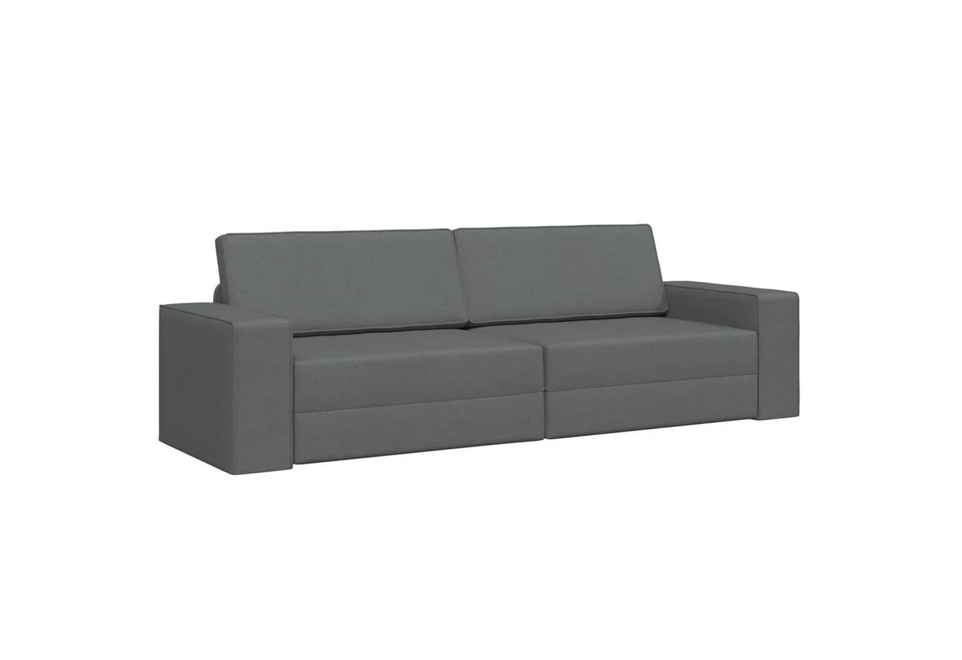 vidaXL Schlafsofa Dunkelgrau mit abnehmbarem Bezug - Bild 2