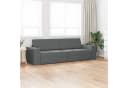 vidaXL Schlafsofa Dunkelgrau mit abnehmbarem Bezug Bild 3