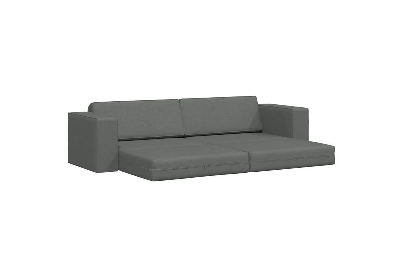 vidaXL Schlafsofa Dunkelgrau mit abnehmbarem Bezug - Bild 4