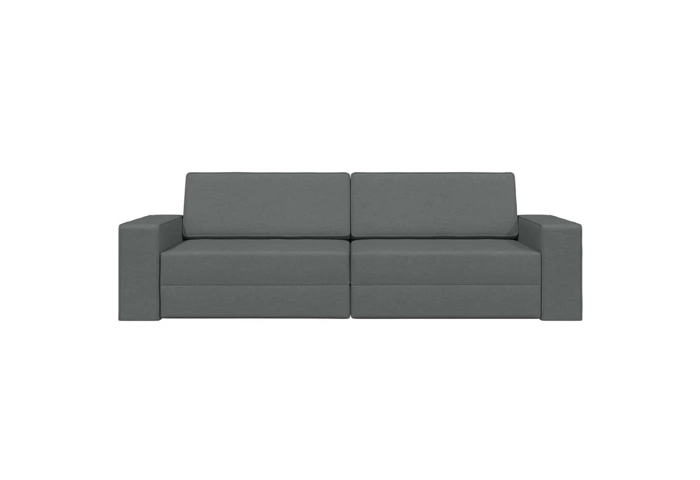 vidaXL Schlafsofa Dunkelgrau mit abnehmbarem Bezug - Bild 5