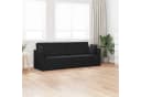 vidaXL Boden-Sofa-Bett Schwarz Samt Umwandelbar Bild 3