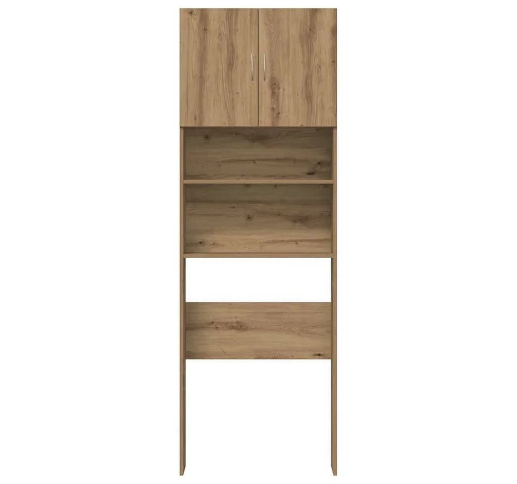 vidaXL Waschmaschinenumbauschrank Artisan-Eiche 2 Türen Holzwerkstoff - Bild 5