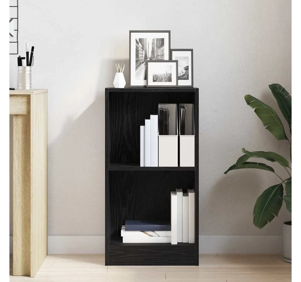 vidaXL Bücherregal Schwarz Eichen-Optik Holzwerkstoff - Bild 3