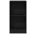 vidaXL Bücherregal Schwarz Eichen-Optik Holzwerkstoff Bild 4