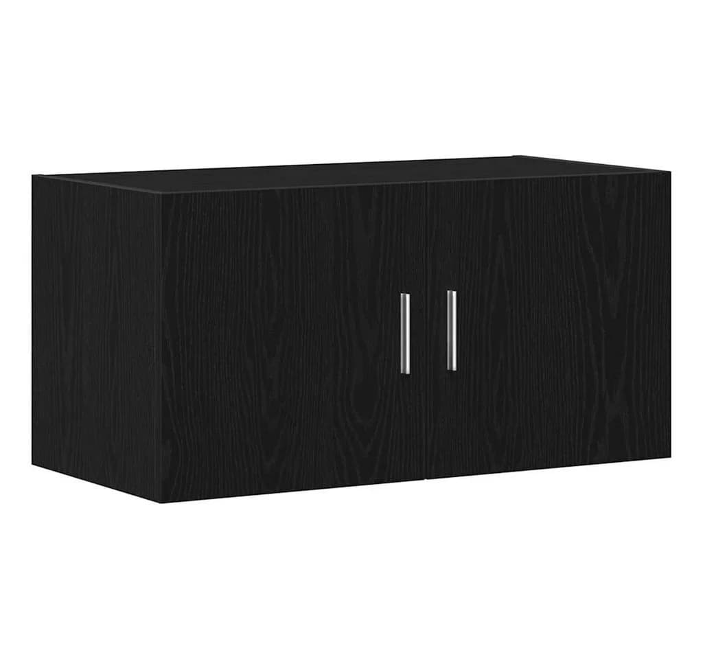 vidaXL Wandschrank Schwarz Eichen-Optik Holzwerkstoff - Bild 2
