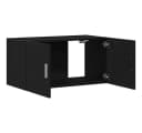 vidaXL Wandschrank Schwarz Eichen-Optik Holzwerkstoff Bild 5