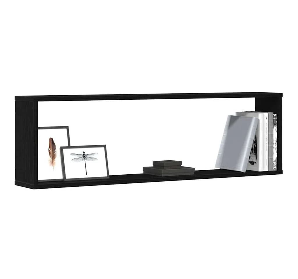 vidaXL Würfelregal Schwarz Eichen-Optik - Bild 4