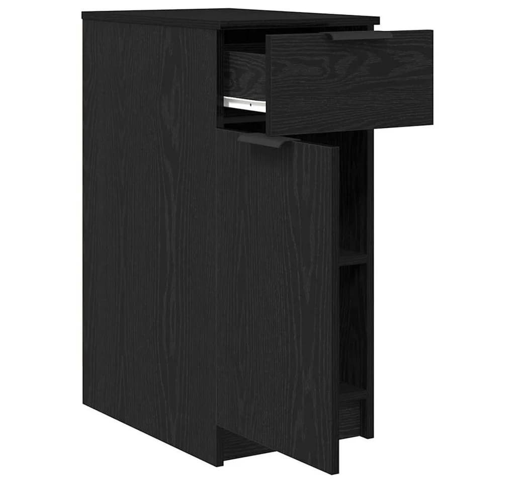 vidaXL Aktenschrank Schwarz Eichen-Optik Holzwerkstoff Modern - Bild 5