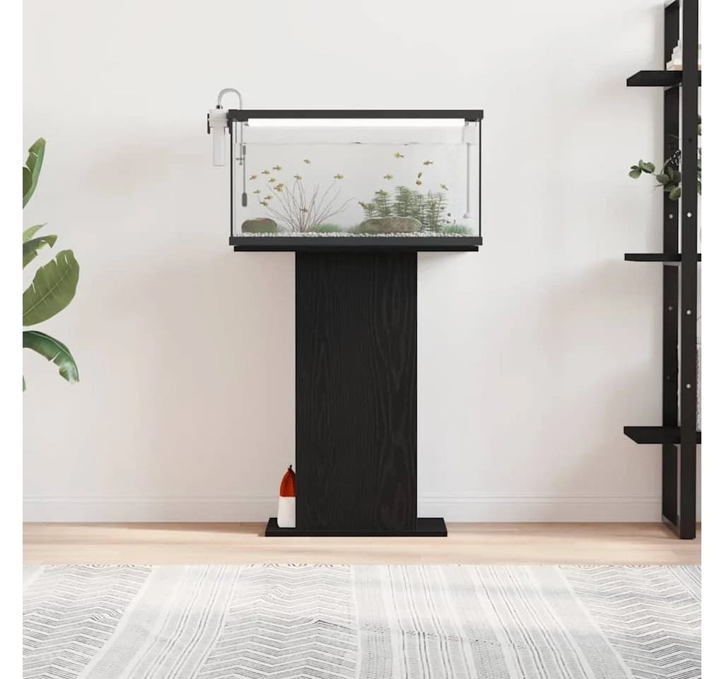 vidaXL Aquariumständer Schwarz Eichen-Optik - Bild 3