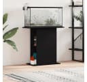 vidaXL Aquariumunterschrank Schwarze Eiche Bild 1