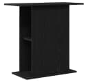 vidaXL Aquariumunterschrank Schwarze Eiche Bild 2