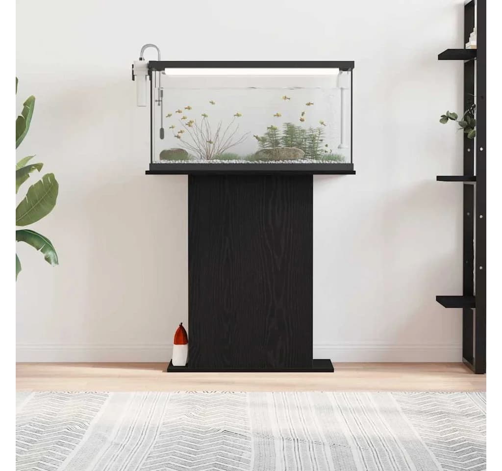 vidaXL Aquariumunterschrank Schwarze Eiche - Bild 3