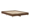 vidaXL Bettgestell Braun Eichen-Optik 140x200 cm Bild 4