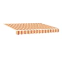 vidaXL Markisenersatzstoff Gelb Orange 330x195 cm Polyester Bild 2