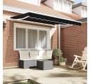 vidaXL Markisenersatzstoff Schwarz 3x2,5m Polyester Bild 3