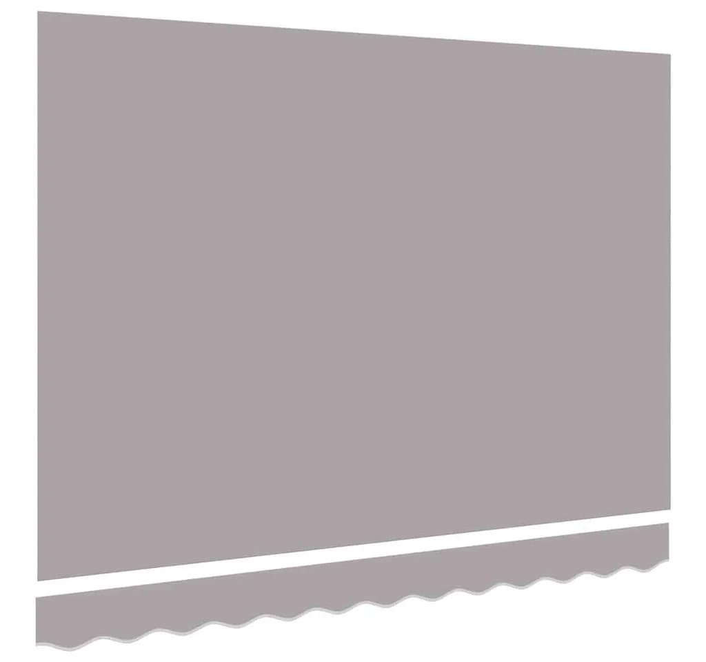 vidaXL Markisenersatzstoff Hellgrau 2,5 x 2 m Polyester UV-beständig - Bild 4