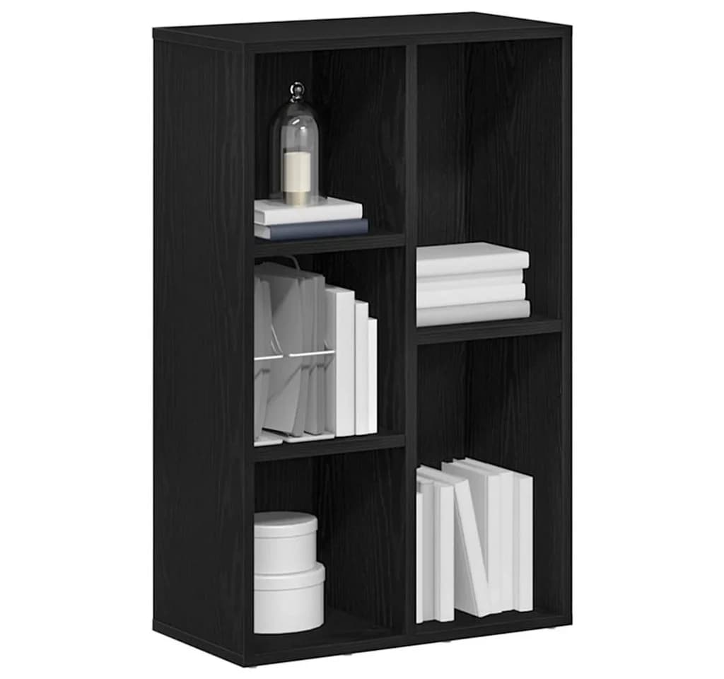 vidaXL Bücherregal Schwarz Eichen-Optik - Bild 4