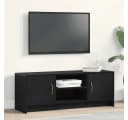 vidaXL TV-Schrank Schwarz Holzwerkstoff Industriestil Bild 1