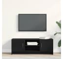 vidaXL TV-Schrank Schwarz Holzwerkstoff Industriestil Bild 3