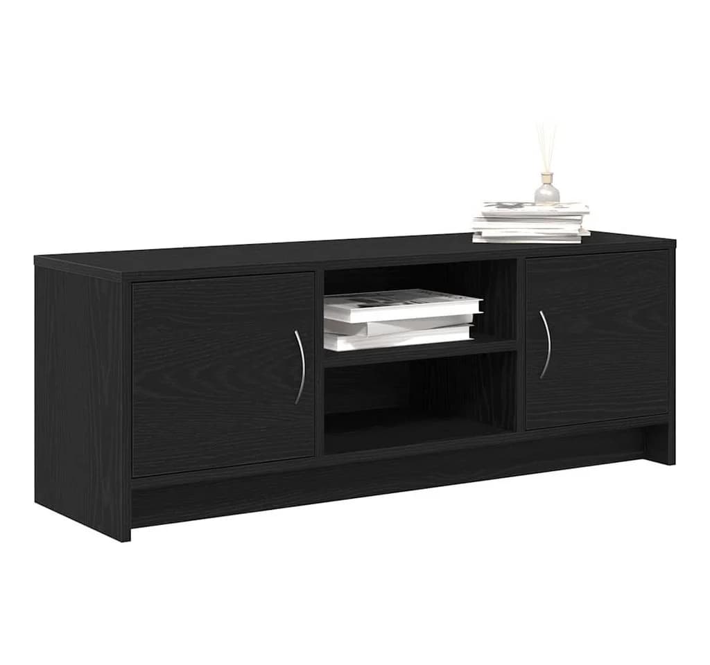vidaXL TV-Schrank Schwarz Holzwerkstoff Industriestil - Bild 4