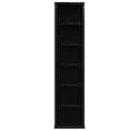 vidaXL CD-Schrank Schwarz Eichen-Optik 21x20x88 cm Holzwerkstoff Bild 5