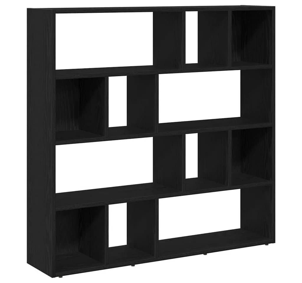 vidaXL Raumteiler Bücherschrank Eiche Schwarz - Bild 2