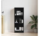 vidaXL Bücherregal Schwarz Eichen-Optik 40x24x109 cm Holzwerkstoff Bild 3